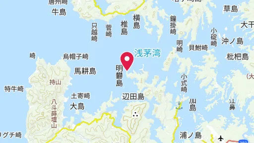 対馬占拠事件の位置