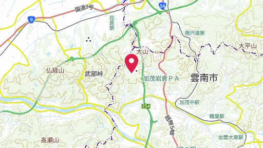 加茂岩倉遺跡の位置