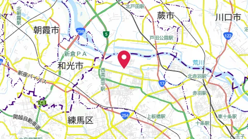 徳丸が原の位置
