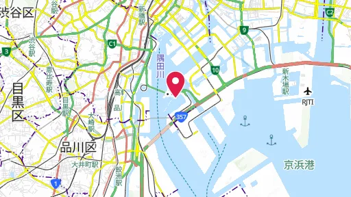品川第三台場（台場公園）の位置