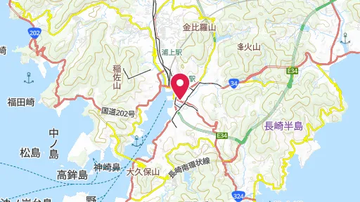 海軍伝習所跡の位置