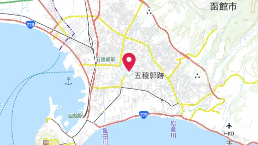 五稜郭の位置