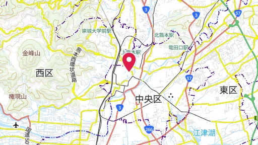 熊本城の位置