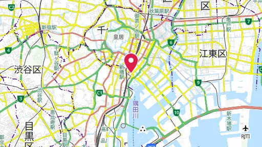 旧新橋停車場鉄道歴史展示室の位置