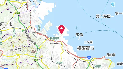 横須賀造船所の位置