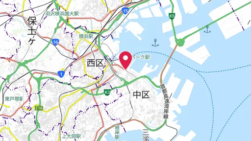 電信開通の地の位置