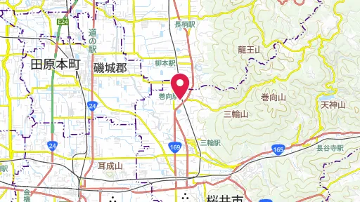纒向遺跡の位置