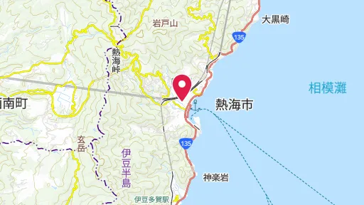 市外電話発祥の地の位置