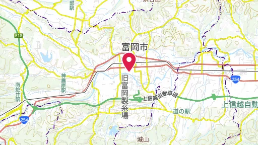 富岡製糸場の位置