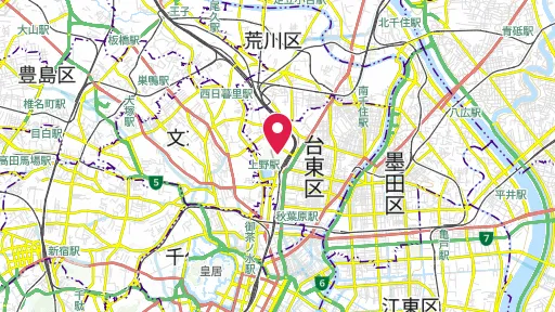 上野恩賜公園の位置