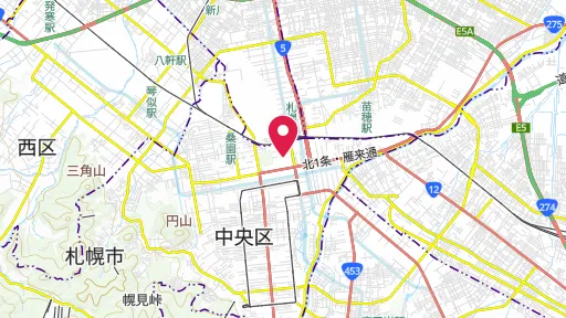 旧北海道庁の位置