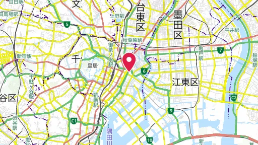 第一国立銀行跡の位置