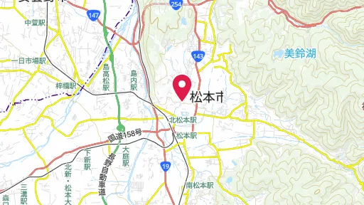 旧開智学校の位置