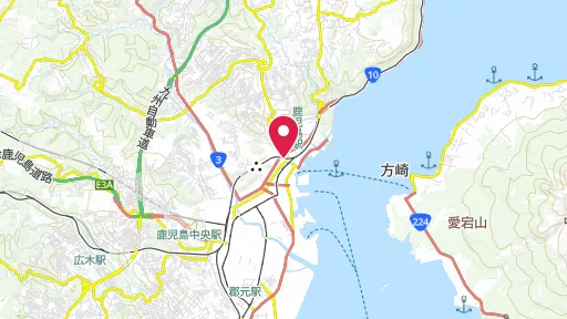 琉球館跡の位置