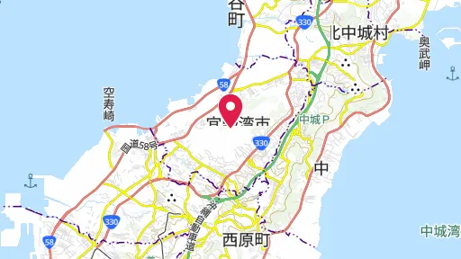 普天間飛行場 の位置