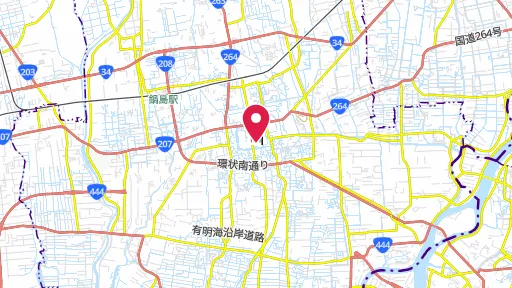 佐賀城跡の位置