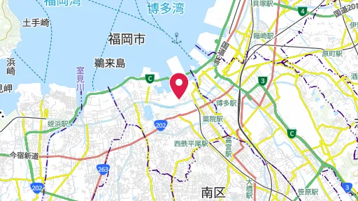 玄洋社跡の位置