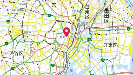旧枢密院（皇宮警察本部）の位置