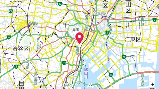 鹿鳴館跡の位置
