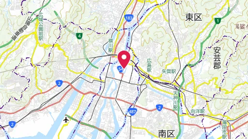 広島大本営跡（広島城）の位置