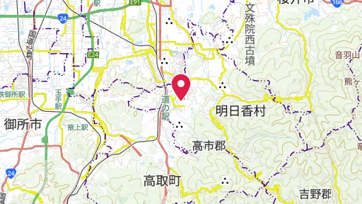 高松塚古墳の位置