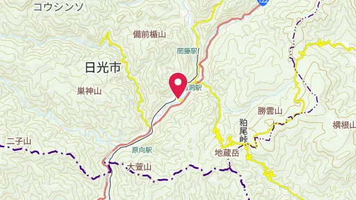 足尾銅山観光の位置