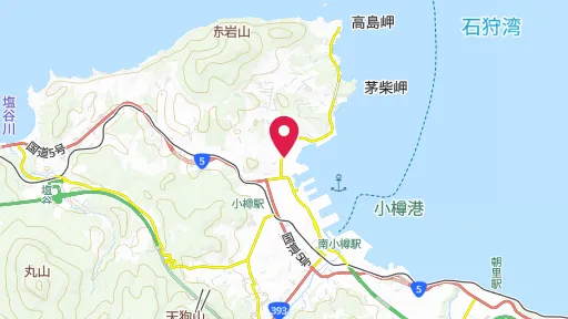 旧日本郵船小樽支店の位置