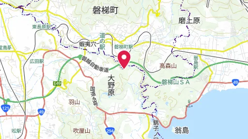 猪苗代第一発電所の位置