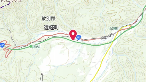 白滝遺跡群の位置