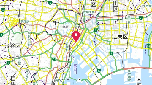 銀座三越の位置