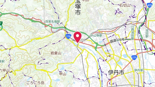 宝塚大劇場の位置