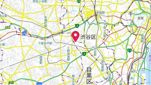 東京大学先端科学技術研究センター（旧航空研究所）の位置