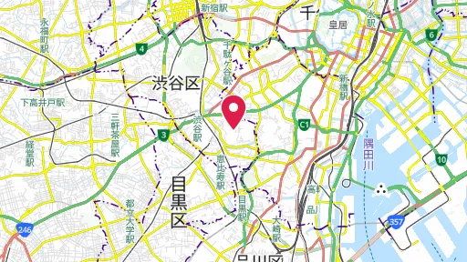 山種美術館の位置