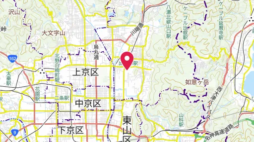 京都大学の位置