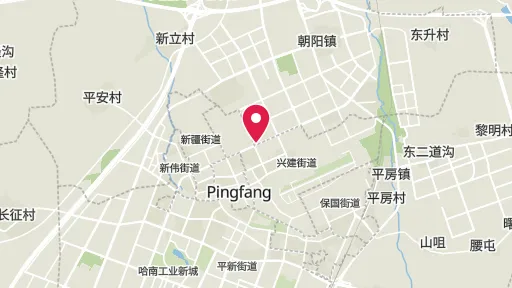 侵華日軍第七三一部隊罪証陳列館の位置