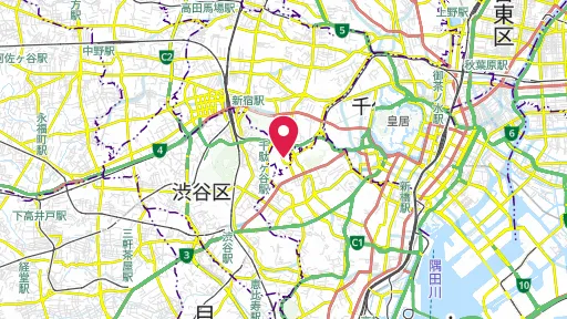 明治神宮外苑の位置