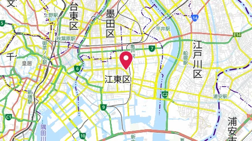 東京大空襲・戦災資料センターの位置