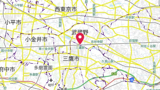 三鷹駅の位置