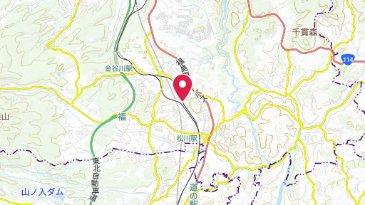 松川の塔の位置