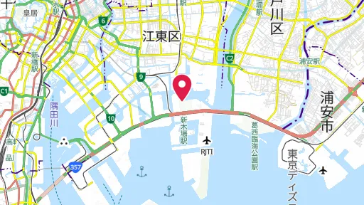 東京都立第五福竜丸展示館の位置