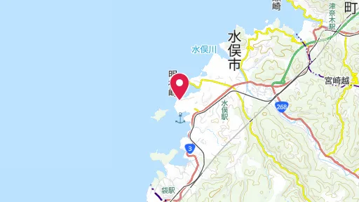 水俣市立水俣病資料館の位置