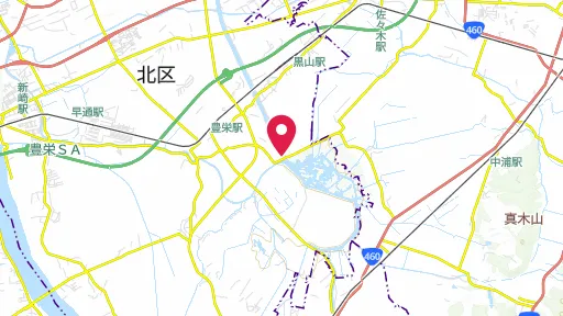 環境と人間のふれあい館の位置