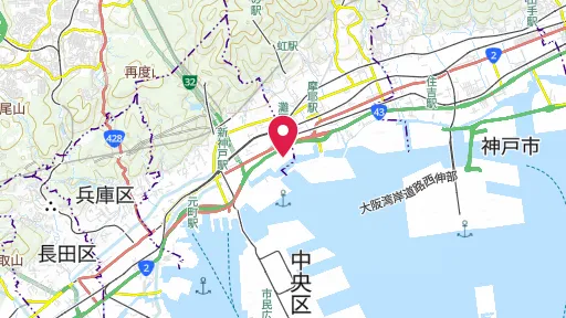 阪神・淡路大震災記念 人と防災未来センターの位置