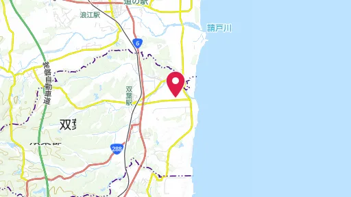 東日本大震災・原子力災害伝承館の位置