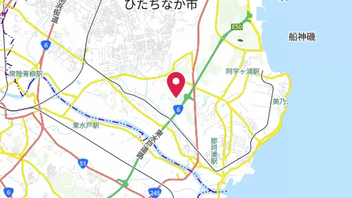 虎塚古墳の位置