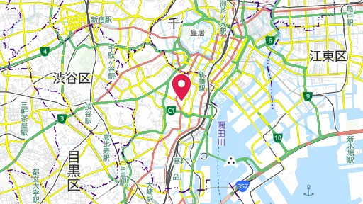 東京タワーの位置