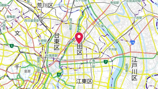 東京スカイツリーの位置