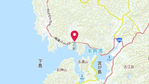 崎津集落の位置