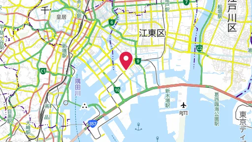 セブンイレブン豊洲店の位置