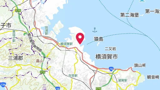 記念艦三笠の位置